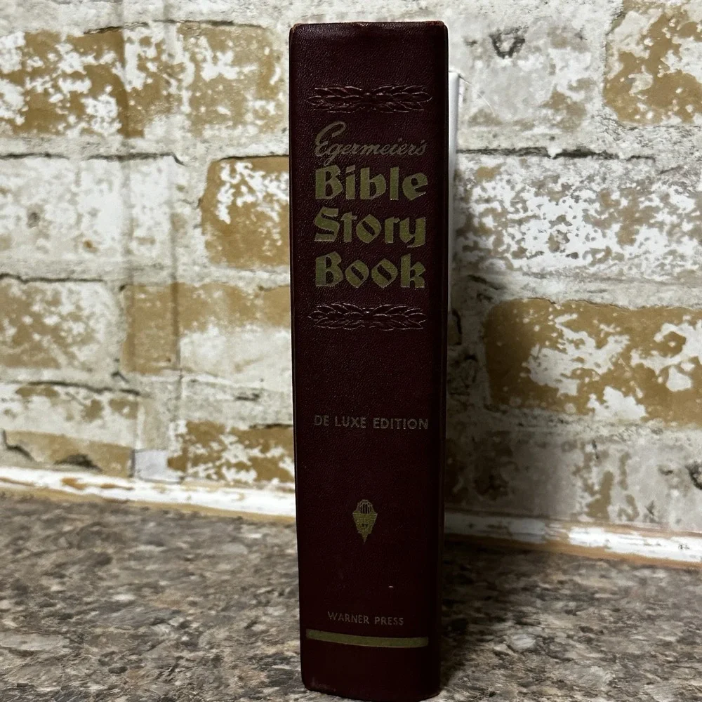 1955 Egermeier's Bible Story Book-Deluxe Edition-Warner Press